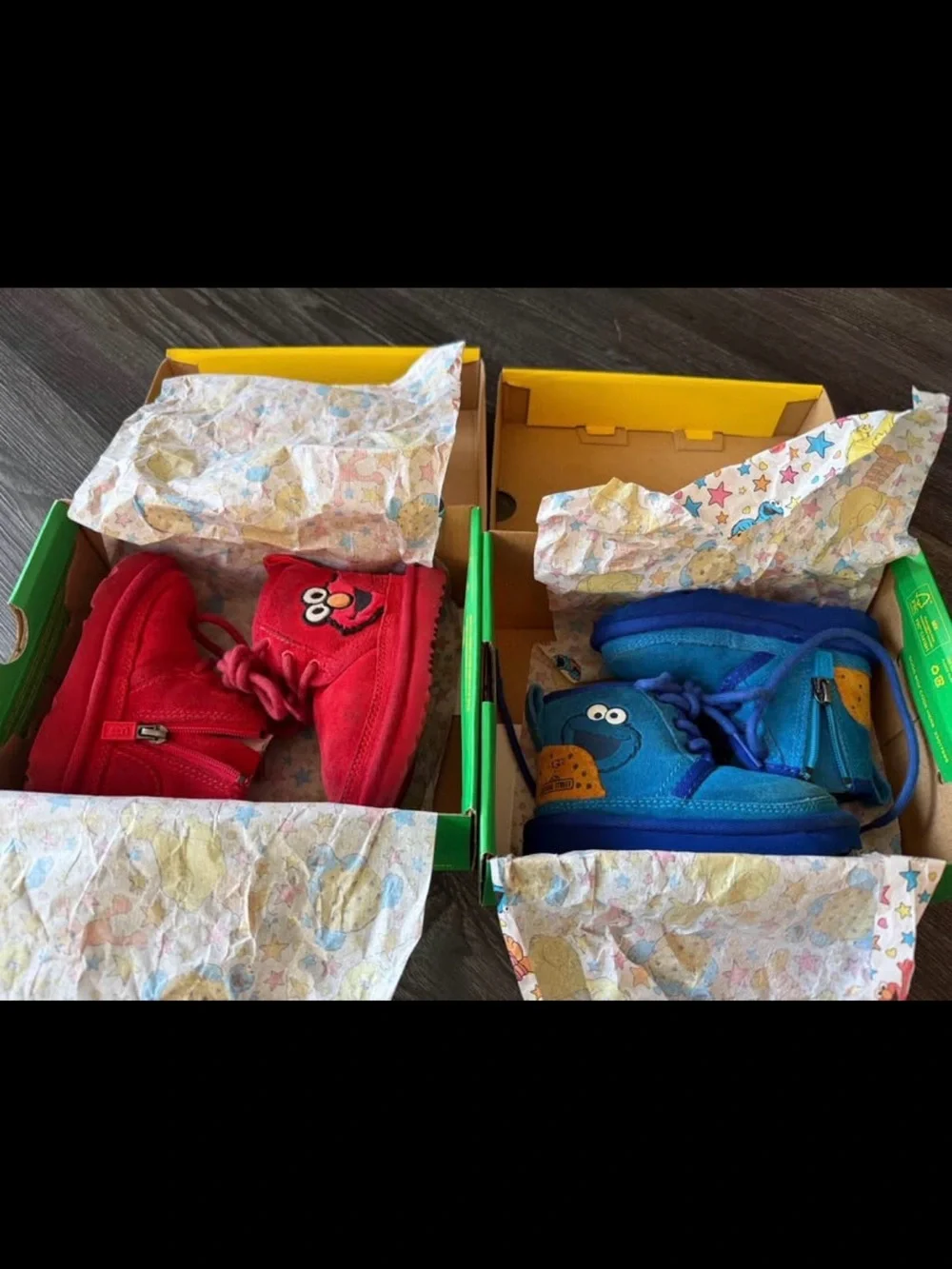 UGG Sesame Street Boots (Set of 2) size toddler 6